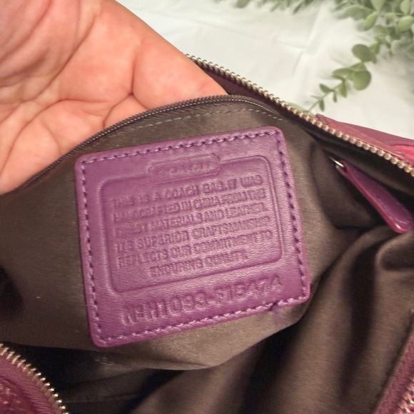 Coach Ashley Pieced Patchwork Satchel w Strap Shoulder Bag  Rare - Picture 5 of 16